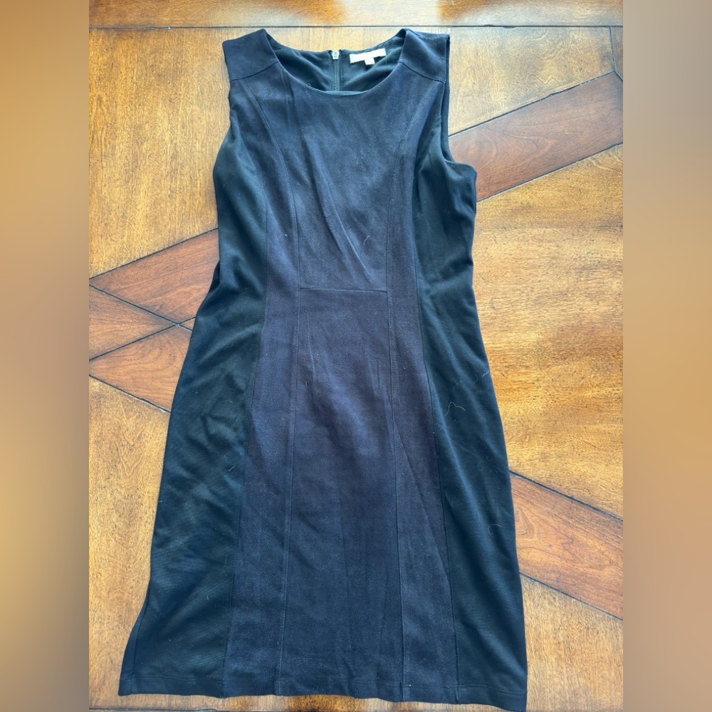 Great sheath dress. Part suede.